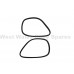 Ford Escort MK1 2dr Rear Quarter Light Seals pr